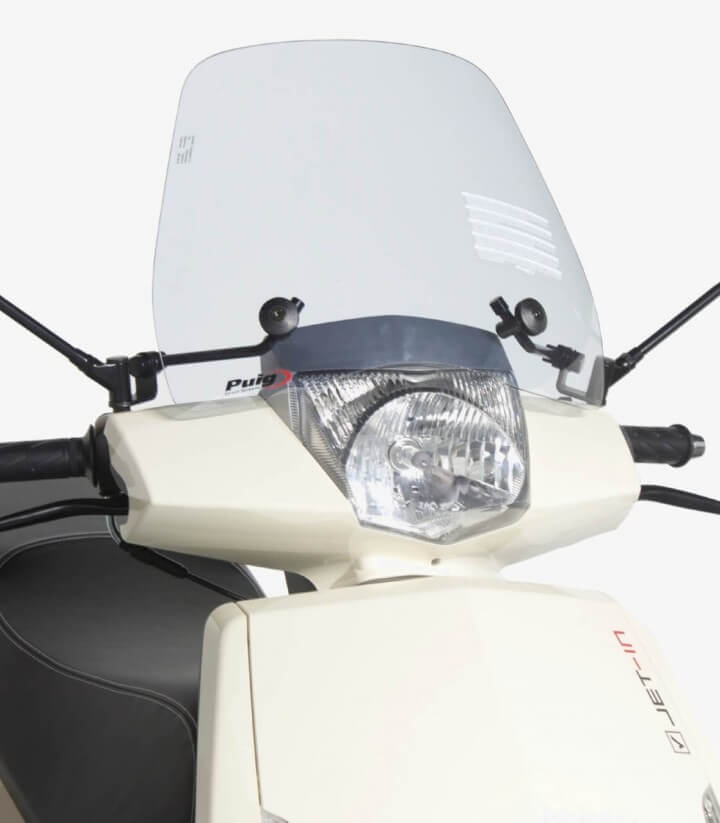 Windschild Puig Trafic Peugeot Vivacity 3 125 4T AC E3 (11-17), 50 2T/4T E2 (08-17) Klar 5628W