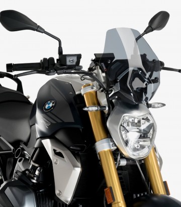 BMW R1250R Puig Naked New Generation Sport Smoked Windshield 3624H