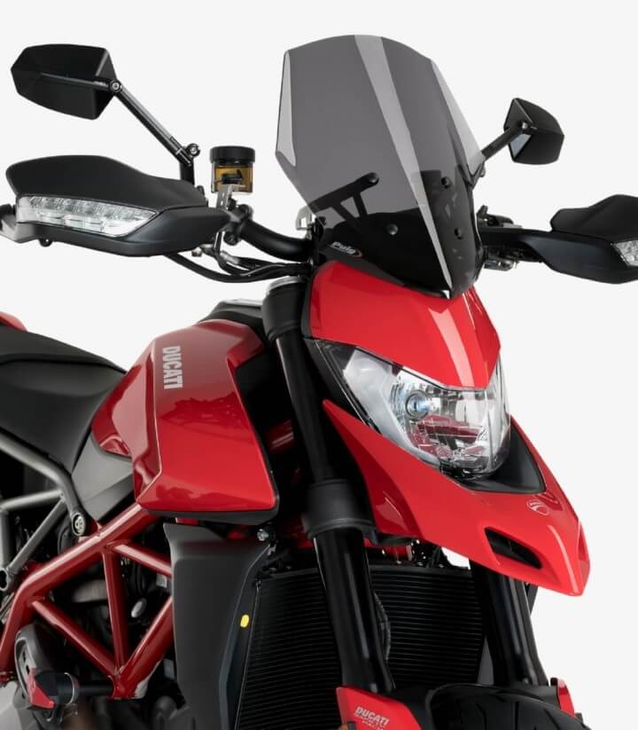 Cúpula Puig Naked New Generation Sport Ducati Hypermotard 950 Ahumado oscuro 3634F