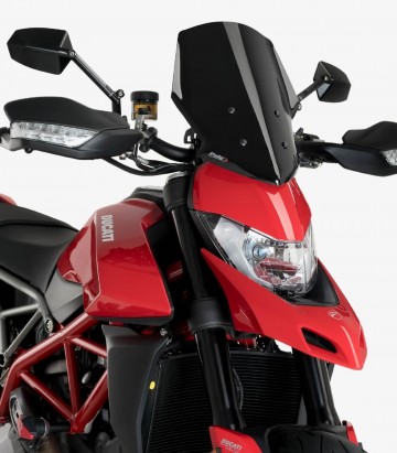 Windschild Puig New Generation Sport Ducati Hypermotard 950 (19-26) Schwarz 3634N