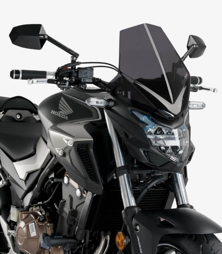 Cúpula Puig Naked New Generation Sport Honda CB500F Ahumado oscuro 3657F