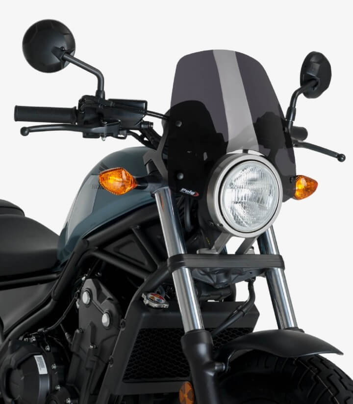 Windschild Puig New Generation Sport Honda CMX 500 Rebel (17-26) Dunkel getönt 3829F