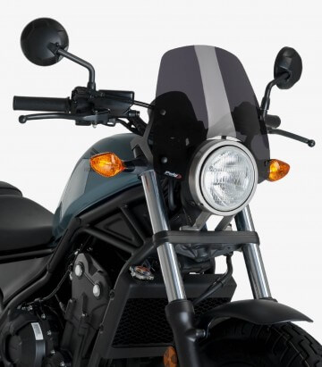 Cúpula Puig New Generation Sport Honda CMX 500 Rebel (2017 - 2024) Ahumado oscuro 3829F