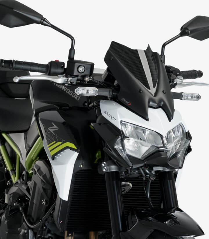 Windschild Puig New Generation Sport Kawasaki Z900 (20-24) Carbon-Optik 3840C