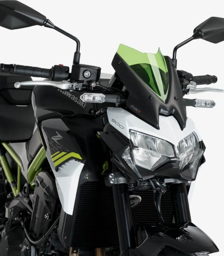 Windschild Puig New Generation Sport Kawasaki Z900 (20-24) Grün 3840V