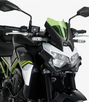 Windschild Puig New Generation Sport Kawasaki Z900 (20-24) Grün 3840V
