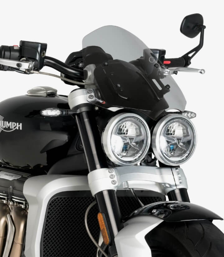 Windschild Puig New Generation Touring Triumph Rocket 3R (20-24), Rocket III Storm GT/R (20-25) Getönt 20283H