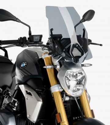 BMW R1250R (2018 - 2022) Puig New Generation Touring Smoked Windshield 3625H