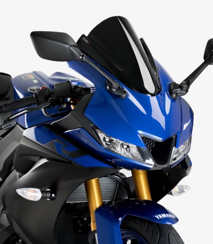Cúpula Puig Racing Yamaha YZF-R125 Negro 3619N