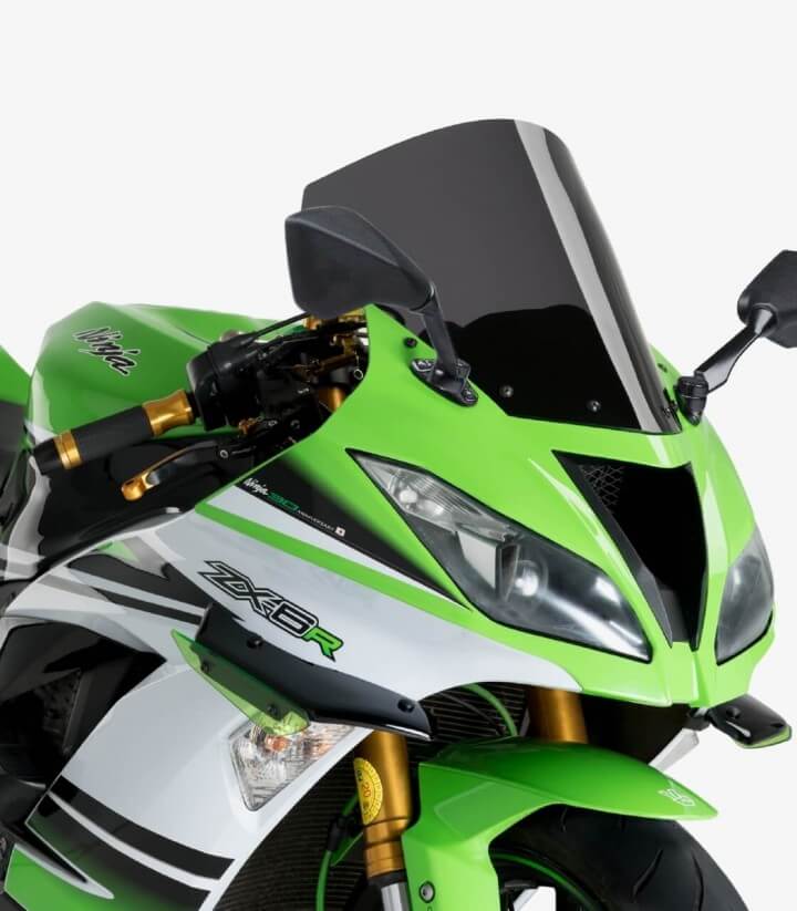 Cúpula Puig Racing Kawasaki ZX-6R 636 Ahumado oscuro 3629F