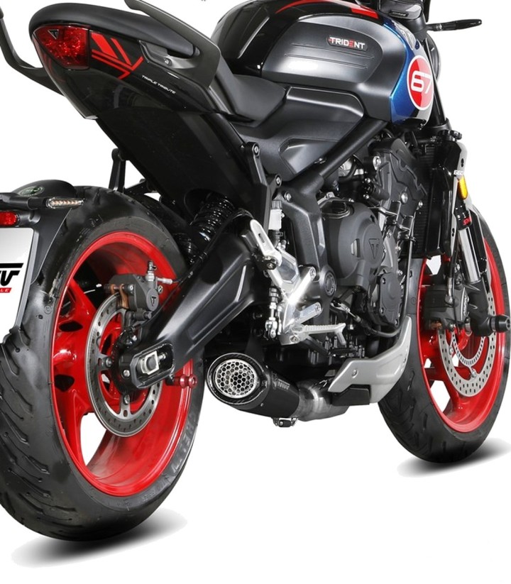 Échappement MIVV X-M5 Noir pour Triumph Trident 660 (25-26) T.029.SC5B
