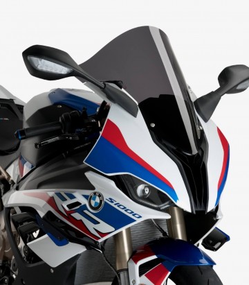 BMW M1000RR (2021 - 2022), S1000RR (2019 - 2024) Puig R-Racer Dark smoked Windshield 3641F