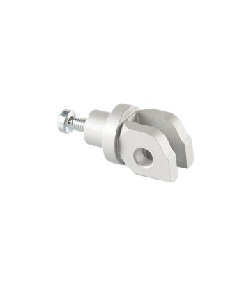 LighTech Front Footpeg Adapters Pair D8 in Silver voor Yamaha MT 03 660 (16-17), MT 07/09 (14-20), MT 10 (16-20)