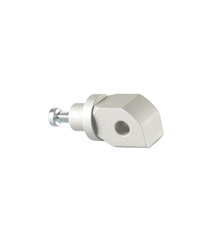LighTech Rear Footpeg Adapters Pair D8 in Silver voor several Triumph models