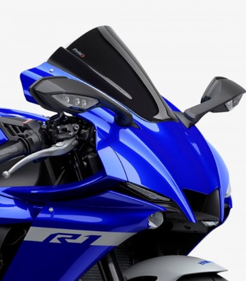 Windschild Puig Z-Racing Yamaha YZF-R1 (20-25) / Race (24-26) Schwarz 3826N