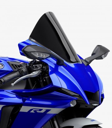Windschild Puig R-Racer Yamaha YZF-R1 (20-25) / Race (24-26) Schwarz 3827N