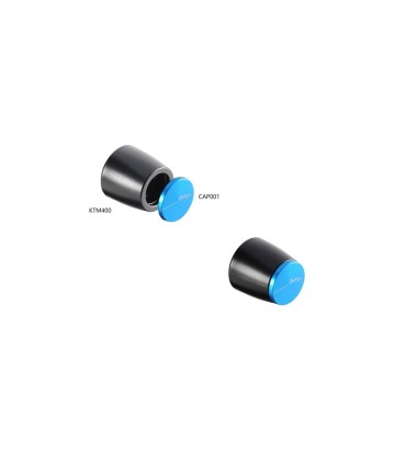 Stuureindgewichten LighTech serie 400 in zwart voor diverse modellen van KTM, Triumph en Yamaha