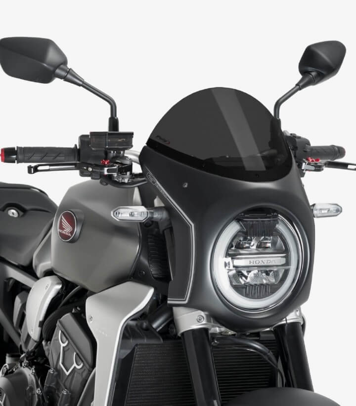 Windschild Puig Retro Honda CB1000/650R Neo Sports Cafe Dunkel getönt 3133F