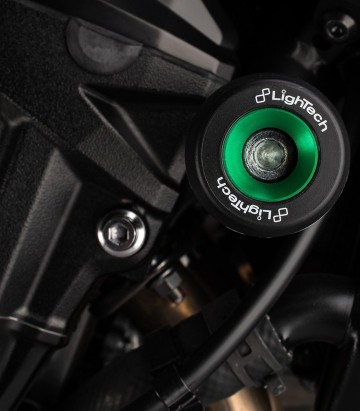 LighTech Shock-Absorbing Frame Sliders 10 mm Spacer for Kawasaki Z 900 (17-25)