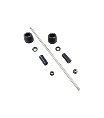 Tampons de protection amortis LighTech avec bague de 10 mm pour Kawasaki Z 125 (19-25)