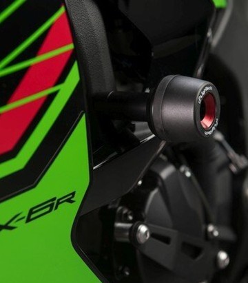 Tamponi paratelaio ammortizzati LighTech con boccola da 10 mm per Kawasaki ZX 6 R (24-25)