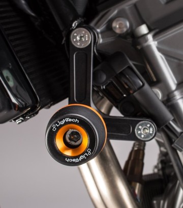 Tampons de protection amortis LighTech avec bague de 10 mm pour KTM Duke 790 (18-25), Duke 890 (20-23)