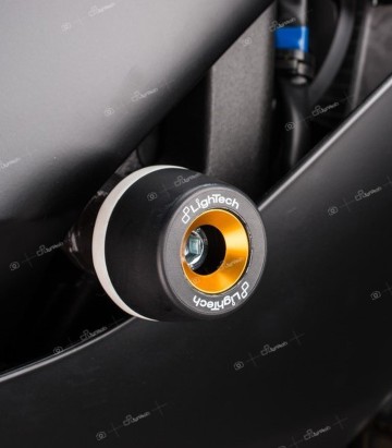 Tamponi paratelaio ammortizzati LighTech con boccola da 12 mm per Yamaha MT 07 Tracer (24), MT 10 (16-25), YZF R1 (15-25)