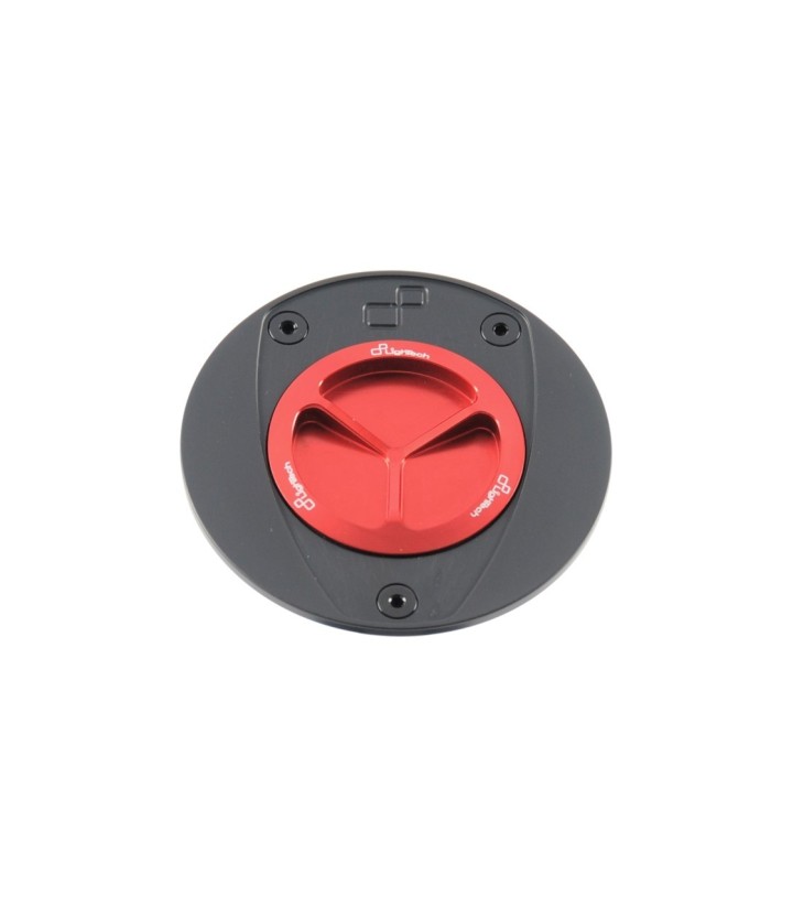Tappo serbatoio a vite LighTech rosso per Aprilia RSV 4 1000/1100 (09-22), Tuono V4 1000/1100 (11-22)