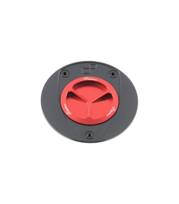 Tapón de Depósito de Rosca LighTech en Rojo para Aprilia RSV 4 1000/1100 (09-22), Tuono V4 1000/1100 (11-22)
