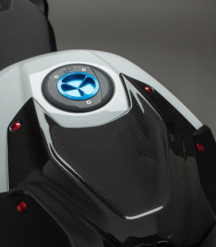 Tampão de depósito roscado LighTech em azul-cobalto para BMW S 1000 R (21-24), S 1000 RR (21-25)
