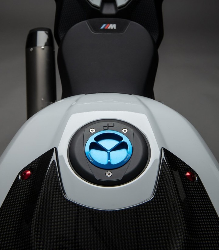 Tampão de depósito roscado LighTech em azul-cobalto para BMW S 1000 R (21-24), S 1000 RR (21-25)