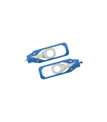 LighTech Chain Adjusters in Cobalt Blue for BMW S 1000 R (14-19), S 1000 RR (09-18)
