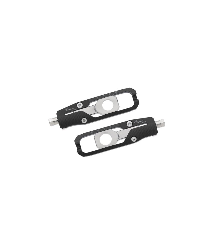 Tendeurs de chaîne LighTech coloris noir pour Honda X ADV 750 (17-25)