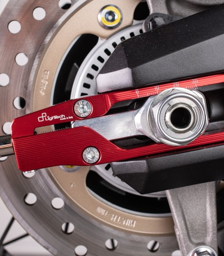 Tensores de Cadena LighTech en Rojo para Honda X ADV 750 (17-25)