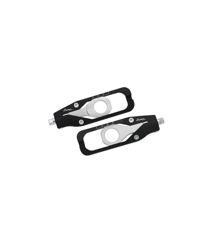 LighTech Chain Adjusters in Black for Kawasaki ZX 10 R (16-25)