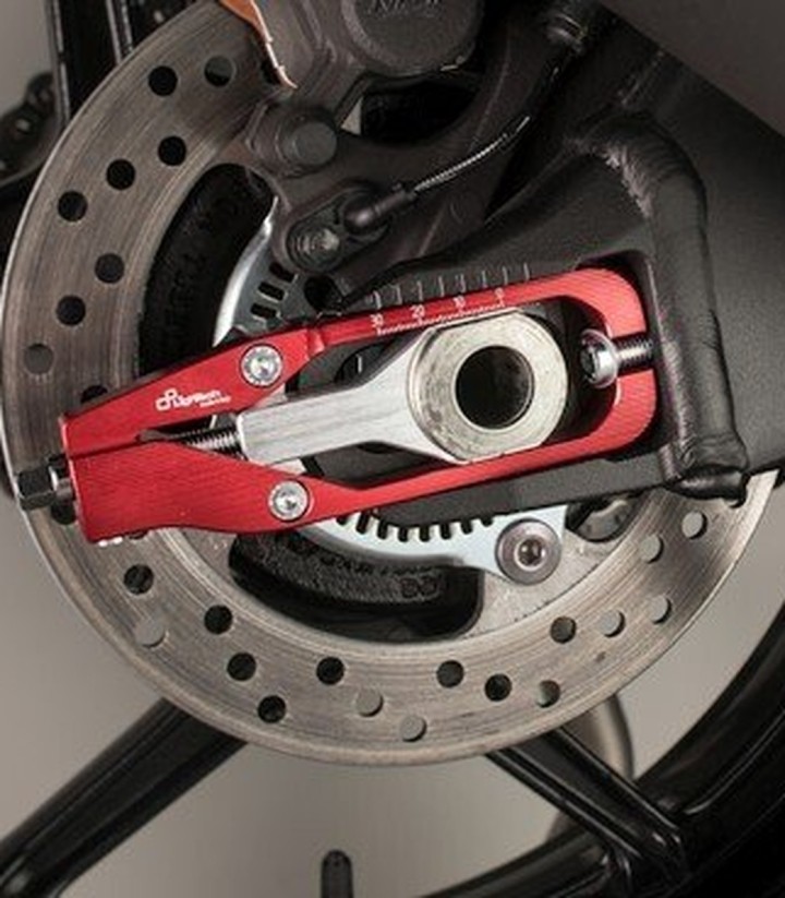 Tensores de Cadena LighTech en Rojo para Kawasaki ZX 6 R (09-25)