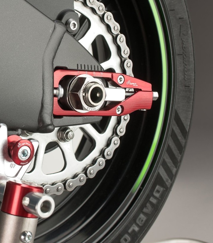Tendicatena LighTech rosso per Kawasaki ZX 6 R (09-25)