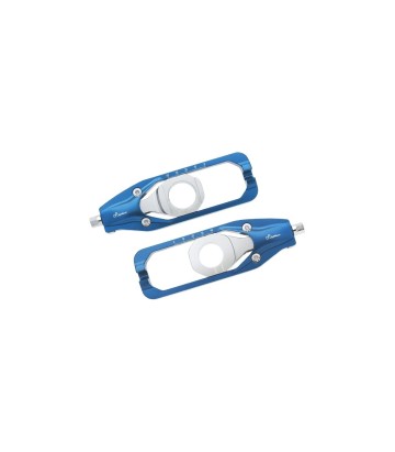 LighTech Chain Adjusters in Cobalt Blue for Suzuki GSXS 1000 (15-25), GSXS 950 (21-23)