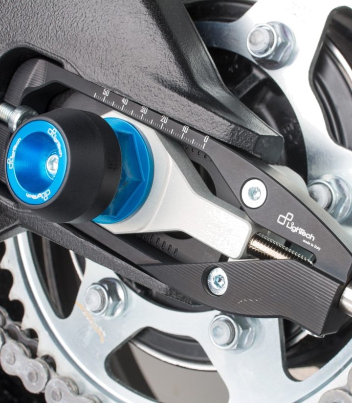 Tendeurs de chaîne LighTech coloris noir pour Suzuki GSXS 1000 (15-25), GSXS 950 (21-23)