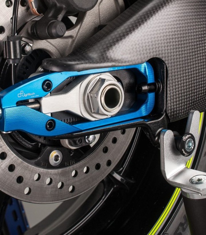Tendicatena LighTech blu cobalto per Suzuki GSX-R 1000 (17-25)