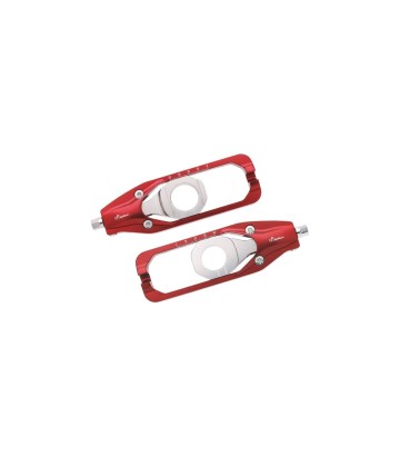 Tendeurs de chaîne LighTech coloris rouge pour Suzuki GSX-R 1000 (17-25)