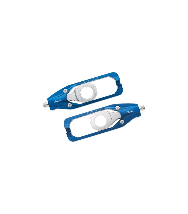 Tendeurs de chaîne LighTech coloris bleu cobalt pour Suzuki GSX-R 1000 (09-16)