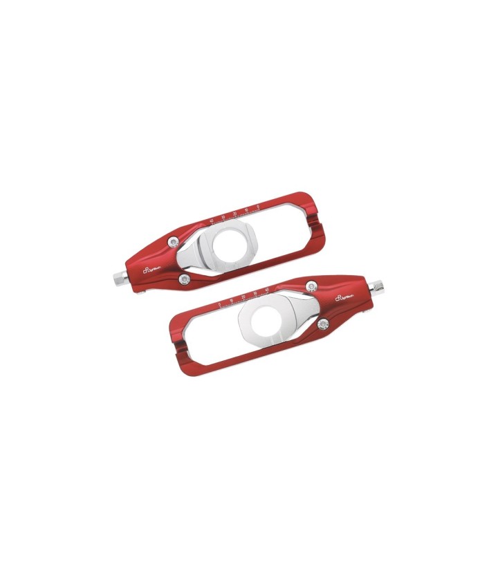 Tendeurs de chaîne LighTech coloris rouge pour Suzuki GSX-R 1000 (09-16)