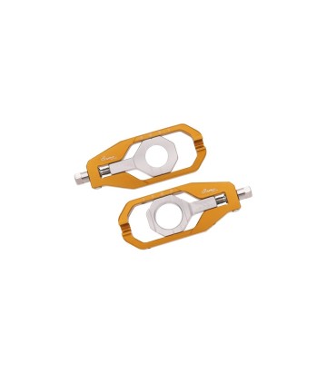 LighTech Chain Adjusters in Gold for Yamaha TMAX 500 (08-11), 530 (12-24), 560 (20-25)