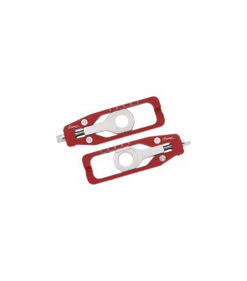 Tendeurs de chaîne LighTech coloris rouge pour Yamaha MT 09 (13-16), MT 09 Tracer (13-20), XSR 900 (13-24)