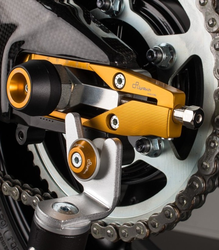 LighTech Kettenspanner in Gold für Yamaha YZF R6 (17-25)