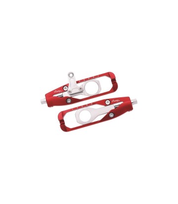 Tensores de Cadena LighTech con Soporte de Pinza en Rojo para Yamaha YZF R6 (17-25)