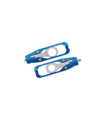 Tendeurs de chaîne LighTech coloris bleu cobalt pour Yamaha MT 09 (21-25), MT 09 Tracer (21-24), R9 (25), XSR 900 (21-25)
