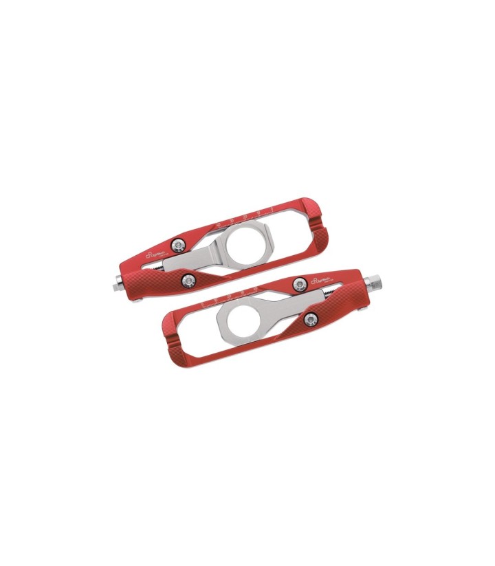 LighTech Chain Adjusters in Red for Yamaha MT 09 (21-25), MT 09 Tracer (21-24), R9 (25), XSR 900 (21-25)