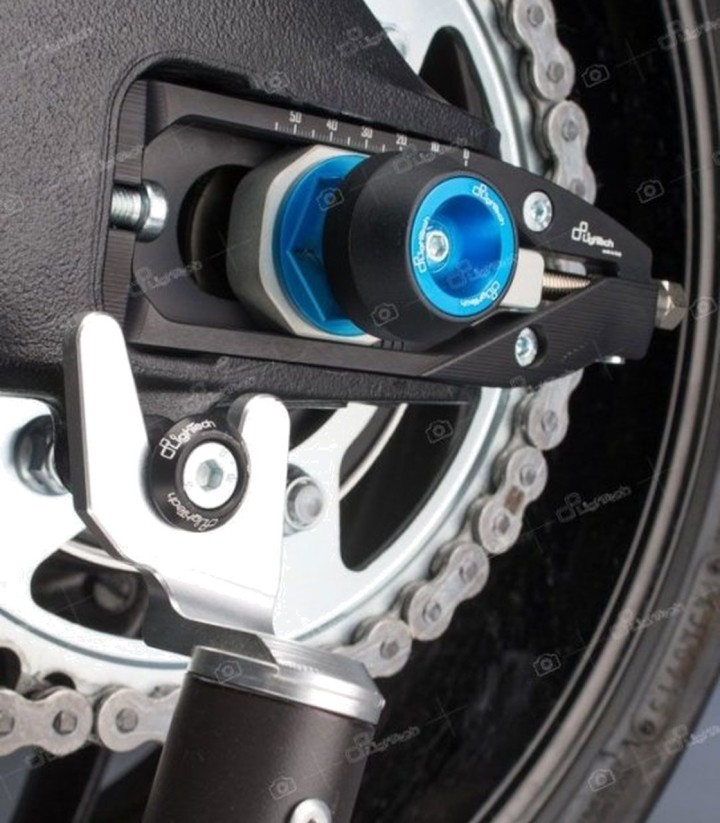 LighTech Kettenspanner in Schwarz für Yamaha TMAX 500 (08-11), 530 (12-21), 560 (20-26)